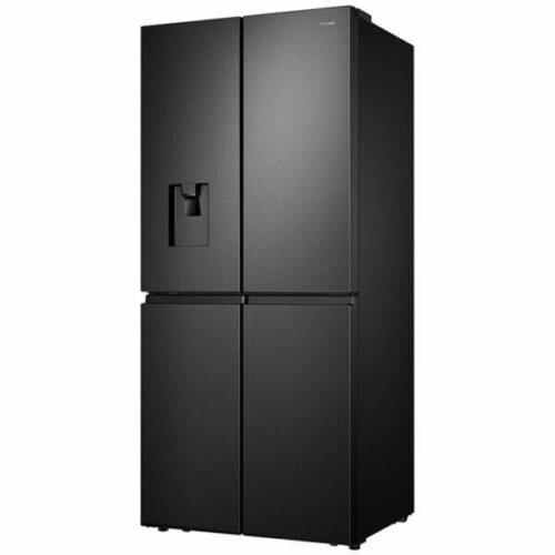 Hisense Fridge 454 Liters Non frost Four Door With Water Dispenser Black REF454DR