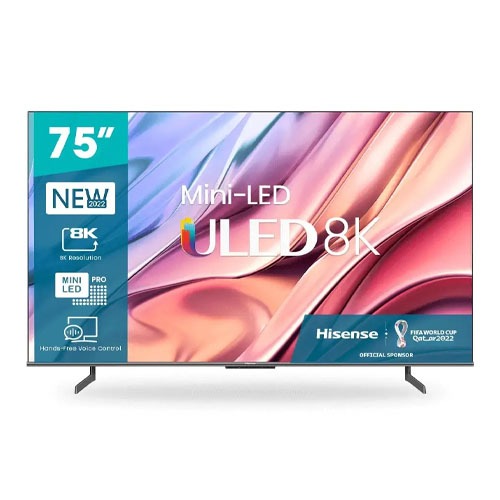 Hisense 75 Inches Smart Android ULED 8K UHD HDR Frameless U7 75U80H