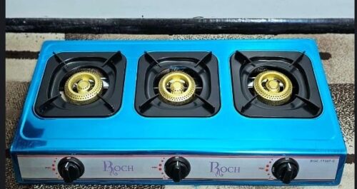 Roch 3 burner stainless cooker