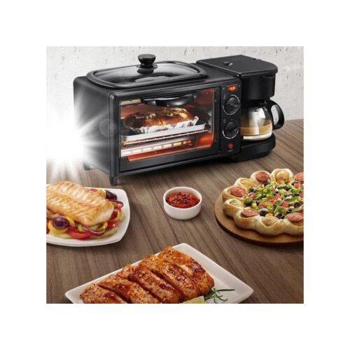 Sokany 3 in 1 breakfast maker with toaster, oven, coffee maker