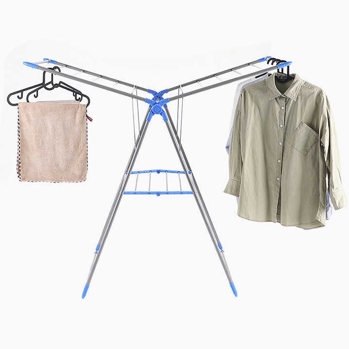 Foldable/Portable Clothes Drying And Hanging Rack For Drying