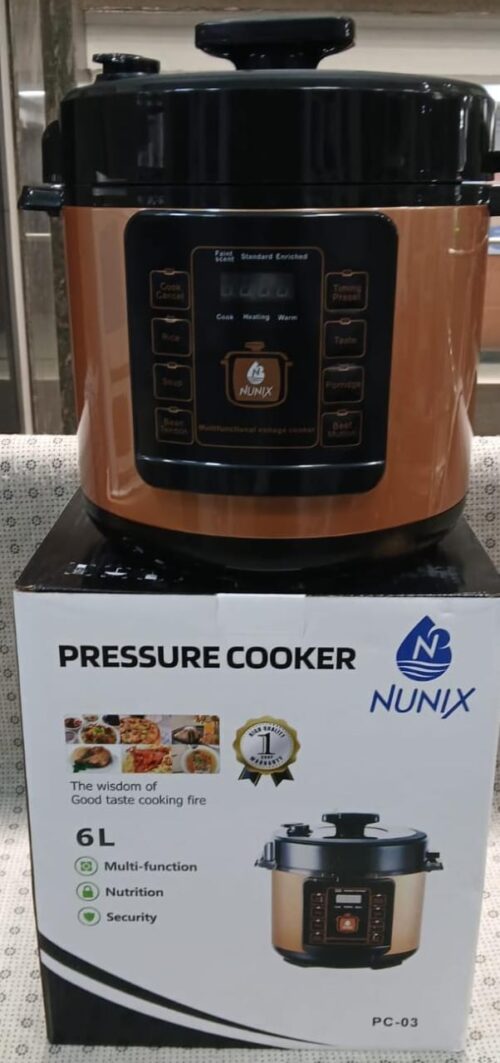 6litres nunix pressure cooker PC-03