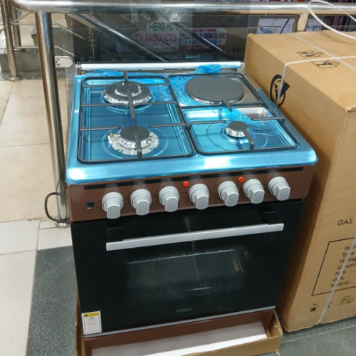 Haier 60X60 3 Gas+1 Electric Standing Cooker HCR2031EED1