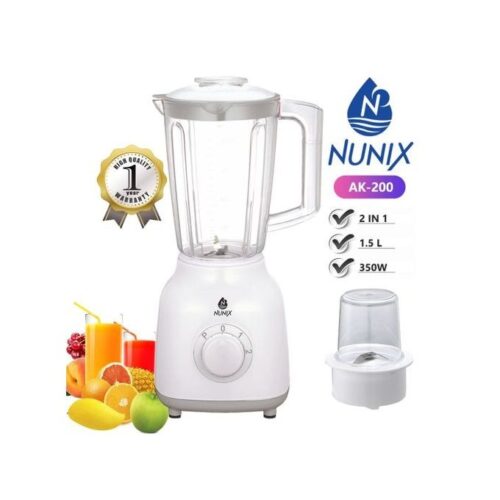 Nunix 2-in-1 Blender with Grinder AK-200