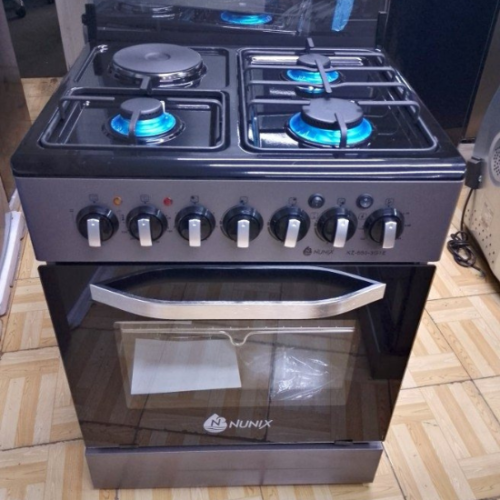 Nunix 60 by 60 Cooker with Electric Oven 3G+1E