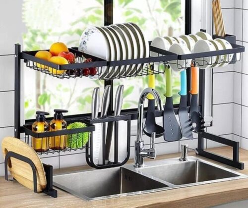 Over The Sink Dish Drying Rack