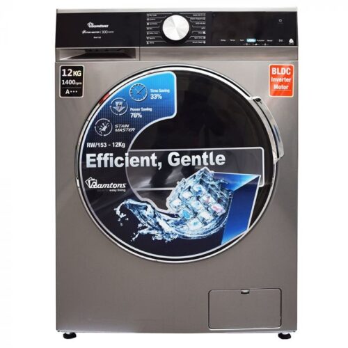 Ramtons FRONT LOAD FULLY AUTOMATIC 12KG WASHER 1400RPM – RW/153