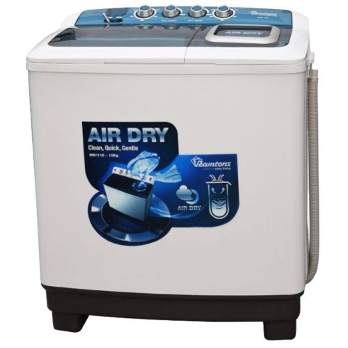 Ramtons TWIN TUB SEMI AUTOMATIC 10KG/8.5KG WASHER – RW/116