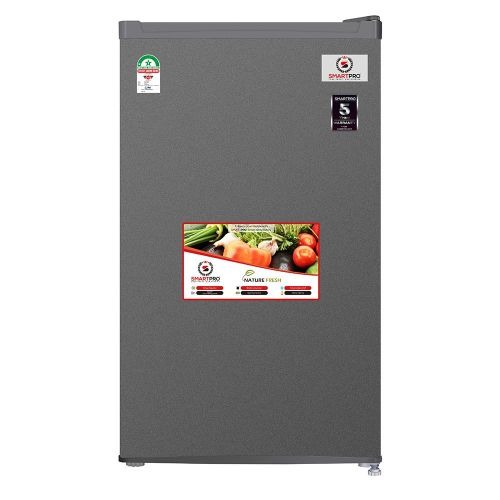 Smart pro SFR-120S-I Single Door Refrigerator – 90 Litres – Silver