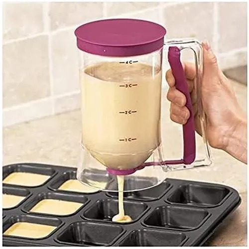 Batter Dispenser for Pancakes, Cupcakes, Cupcakes, Pancakes, Waffles, Cakes, Muffins