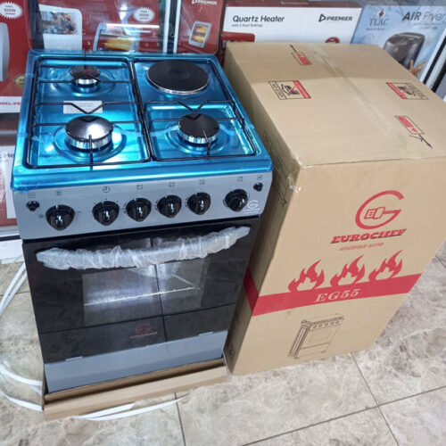 Eurochef 50x55cm 3G+1E Standing Cooker EG55