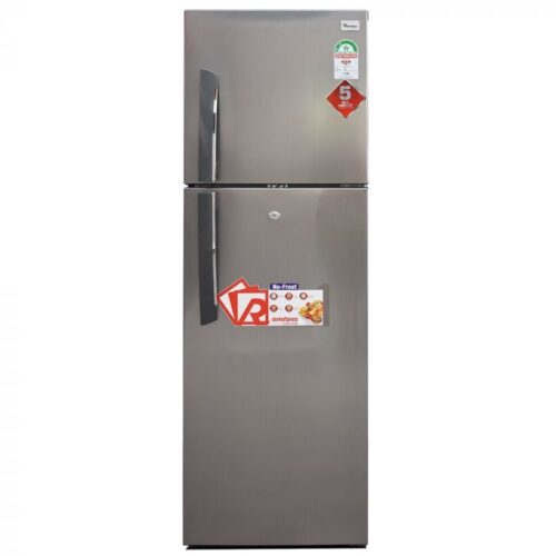 RAMTONS 243 LITRES RAMPTONS DOUBLE DOOR NO FROST FRIDGE, SILVER- RF/317