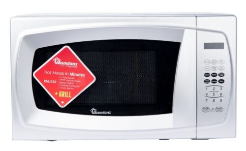 Ramtons 20 Liters Microwave + Grill Silver – RM/310