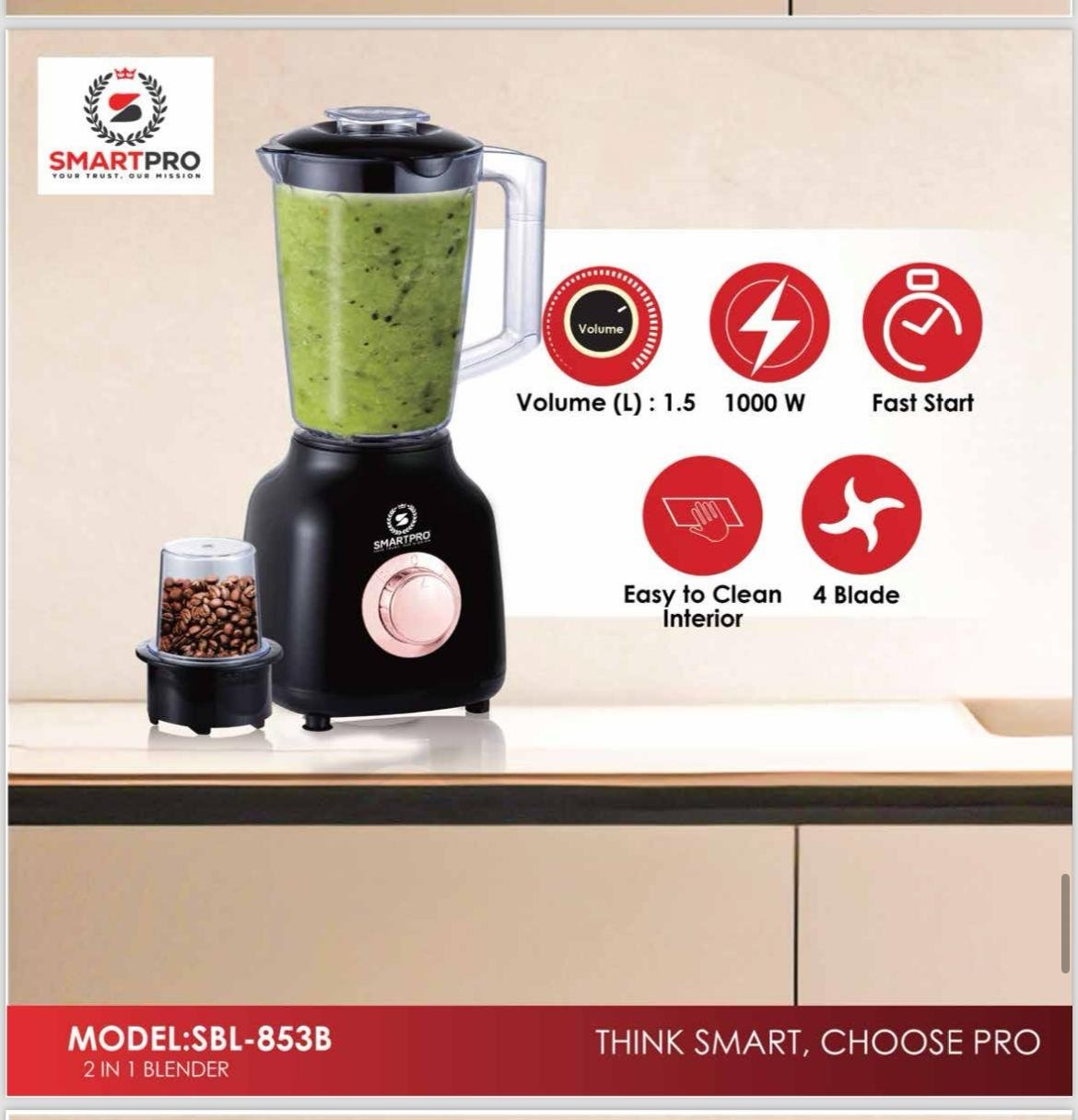 Smart pro 2 in 1 blender