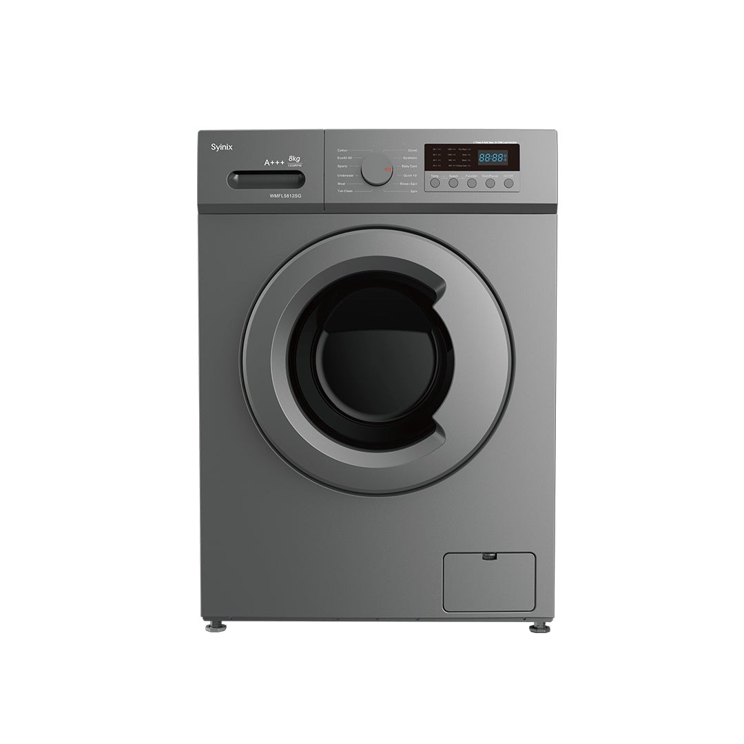 Syinix Front Load Washing Machine-WMFL5812SG