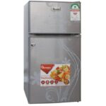 RAMTONS 90 LITRES DOUBLE DOOR DIRECT COOL FRIDGE, SILVER- R