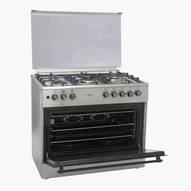 Mika Standing Cooker, 90cm X 60cm, 5 Gas Burners (MST90PU5GHI/HC )