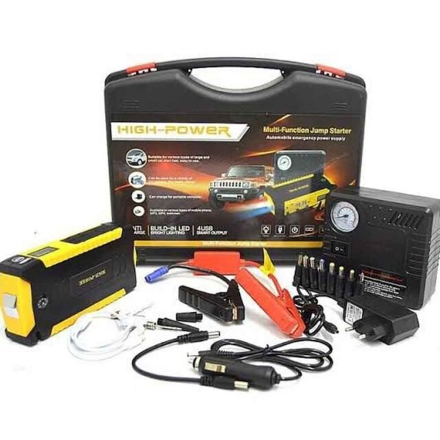 Car Jump starter Kit 150000Mah With Pressure Pump