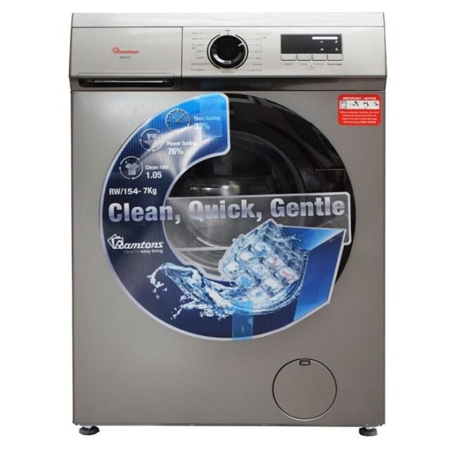 Ramtons FRONT LOAD FULLY AUTOMATIC 7KG WASHER 1400RPM - RW/154