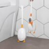 Duck-Shaped Silicone Toilet Brush + Holder – Wall-Mount Bathroom Cleaning Tool – Kenya