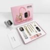 A58 Plus Smart Watch Combo Set Gifts for Women Fitness Tracker
