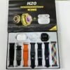 H20 10 in 1 Smart Watch With 7 Different Straps Earpods Magnetic Charger