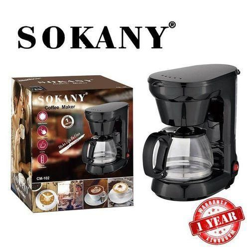 Premium Brand Sokany Hot Sales High Quality 4-6 Cups Drip Coffee Maker 650W